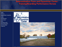 Tablet Screenshot of detersminationfarm.com